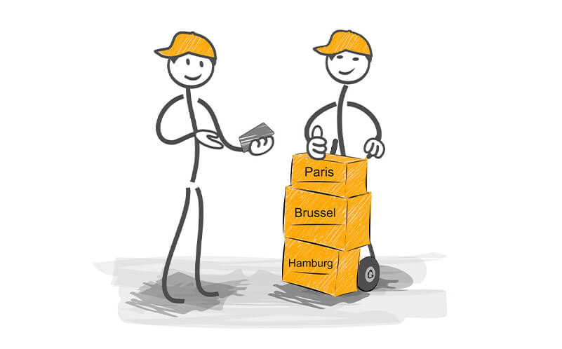 Hoe werkt het ophaal- en bezorgservice stap2